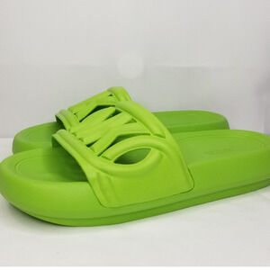Michael Michael Kors  Women's  Splash Scuba  Slide Sandals Size 8  Pear NWB